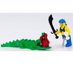 LEGO Scurvy Chien et Crocodile 7080