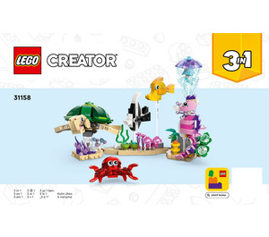 LEGO Sea Animals Set 31158 Instructions