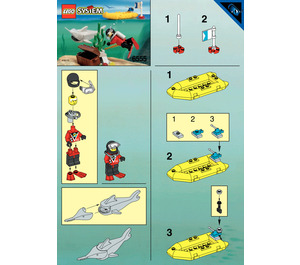 LEGO Sea Hunter Set 6555 Instructions