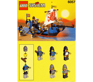 LEGO Sea Serpent Set 6057 Instructions