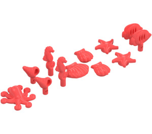 레고 Sea Shells 그리고 Sea Creatures Acessory Pack (49595)