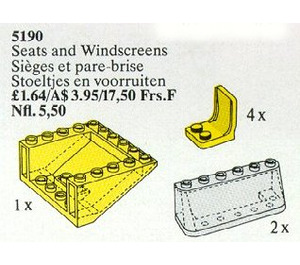 LEGO Seats and Windscreens Set 5190