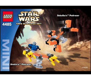 LEGO Sebulba's Podracer & Anakin's Podracer 4485 Instructions