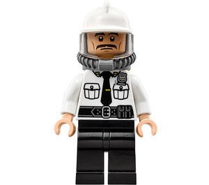 LEGO Security Guard with Helmet Minifigure