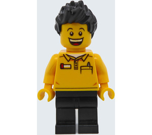 LEGO Seller with Black Spiked Hair Minifigure