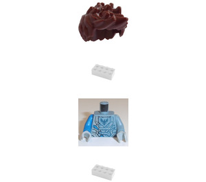 LEGO Semi-Stone Clay Minifiguur