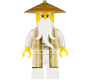 LEGO Sensei Wu - Tan en Gold Robes minifiguur