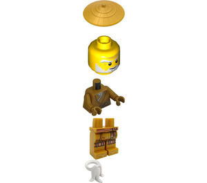 LEGO Sensei Wu with Pearl Gold Robe Minifigure