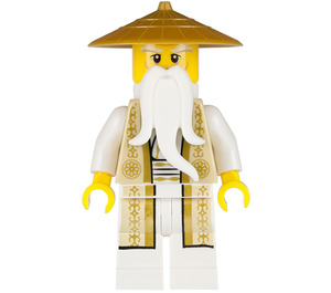 LEGO Sensei Wu with Tan and Gold Robe Minifigure