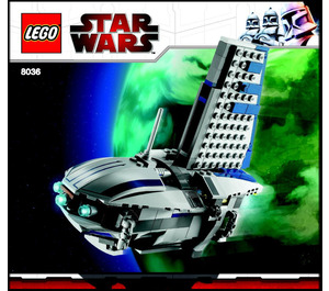 LEGO Separatist Shuttle Set 8036 Instructions
