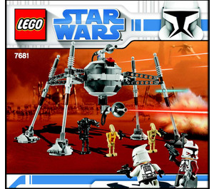 LEGO Separatist Araignée Droid 7681 Instructions