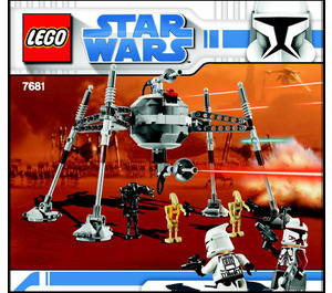 LEGO Separatist Spider Droid 7681 Instrukce