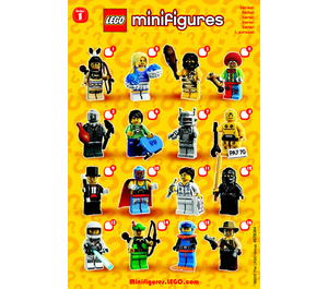 LEGO Series 1 Minifigure - Random Bag Set 8683-0 Instructions