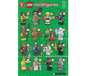 LEGO Series 11 Minifigure - Random Bag Set 71002-0 Instructions