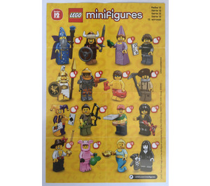 LEGO Series 12 Minifigure - Random Bag 71007-0 Instructions