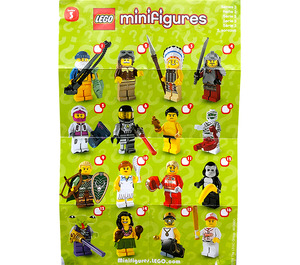 LEGO Series 3 Minifigure - Random Bag Set 8803-0 Instructions