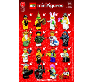 LEGO Series 7 Minifigure - Random Bag Set 8831-0 Instructions