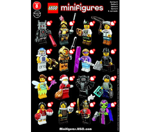 LEGO Series 8 Minifigure - Random Bag 8833-0 Instructions