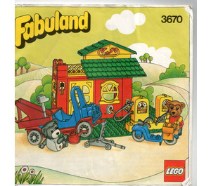 LEGO Service Station Set 3670 Instructions