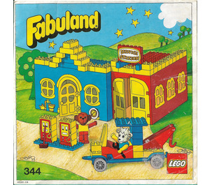 LEGO Service Station met Billy Goat en Mike Aap 344-2 Instructions