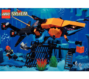LEGO Shark's Crystal Cave Set 6190 Instructions