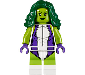 LEGO She-Hulk, Green Minifigur