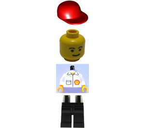 LEGO Shell Employee minifiguur
