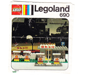 LEGO Shell Garage Set 690 Instructions