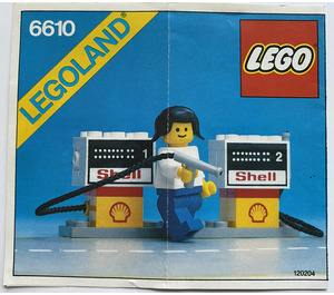 LEGO Shell Gas Pumps Set 6610 Instructions