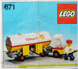 LEGO Shell Petrol Tanker Set 671-1