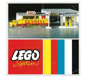 LEGO Shell Service Station Set 325-3 Instructions