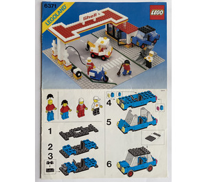 LEGO Shell Service Station 6371 Instruktioner