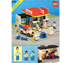 LEGO Shell Service Station Set 6378 Instructions