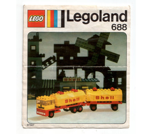 LEGO Shell Tanker Set 688 Instructions