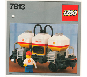 LEGO Shell Tanker Wagon 7813 Instructions