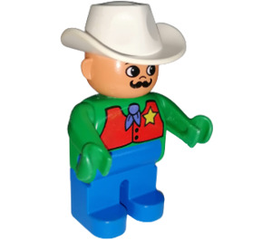 LEGO Sheriff Duplo Figure