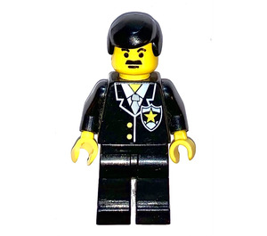 LEGO Sheriff avec Noir Cheveux et Moustache Figurine