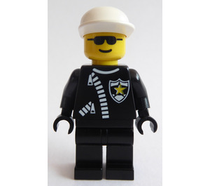 LEGO Sheriff met Wit Pet minifiguur