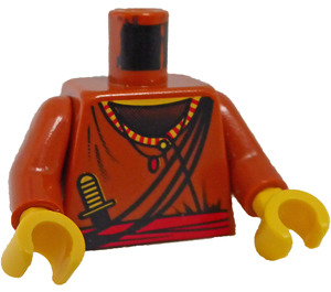 LEGO Sherpa Sangye Dorje Torso with Dark Orange Arms and Yellow Hands (973 / 73403)