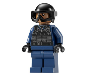 LEGO Schild Agent 2 minifiguur