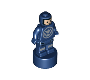 LEGO Schild Agent Statuette Minifigur