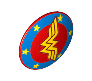 LEGO Shield - Curved with Wonder woman Logo (29678 / 75902)