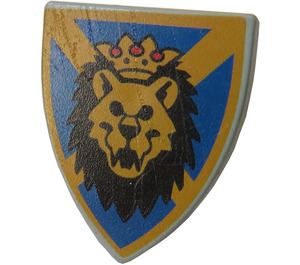 LEGO Shield - Triangular with Crown (3846 / 83380)