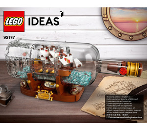 LEGO Ship in a Bottle Set 92177 Instructions