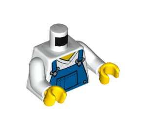 LEGO Shirt avec Bleu Overalls Bib Torse (973 / 76382)