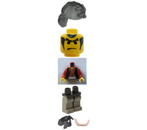 LEGO Shogun Warlord minifiguur