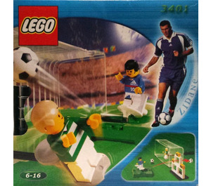 LEGO Shoot 'n' Score (with ZIDANE / Adidas Minifigure) Set 3401-2