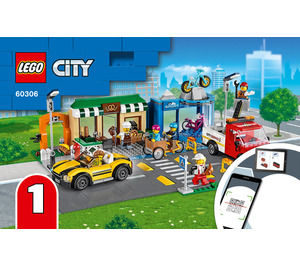 LEGO Shopping Street 60306 Byggeinstruksjoner