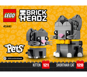 LEGO Shorthair Cats Set 40441 Instructions