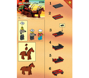 LEGO Showdown Canyon Set 6799 Instructions